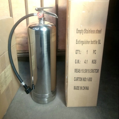 Stainless Steel SUS304 USA Style 9L 6L Stainless Steel Foam Fire Extinguisher